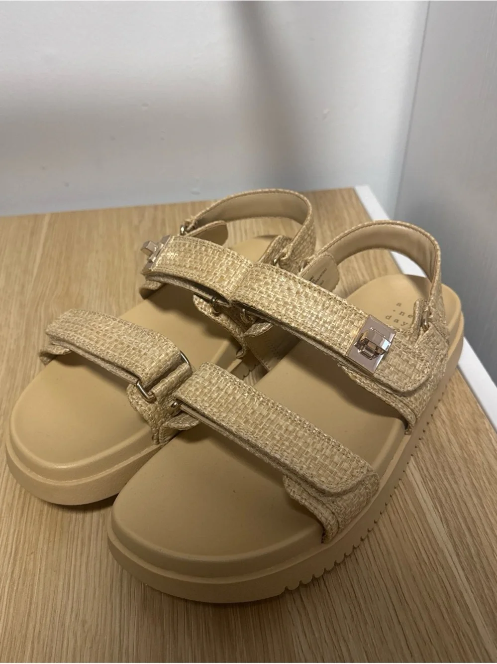 A New Day Raffia Platform Sandals